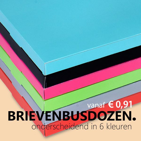 Brievenbusdozen in kleur