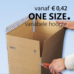 Dozen met verschillende hoogtes