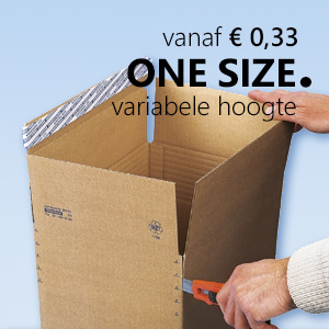 Dozen met verschillende hoogtes