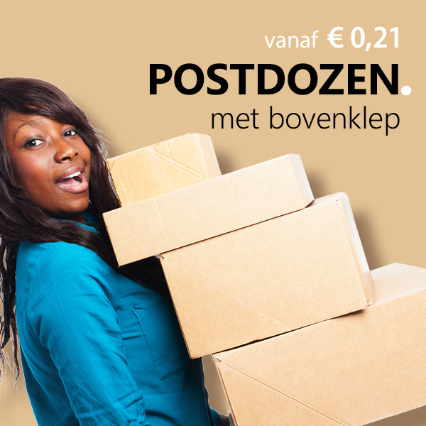 Postdozen met bovenklep