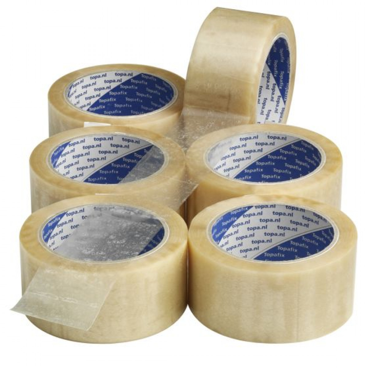 Topafix 6 rol 50/66 transparant