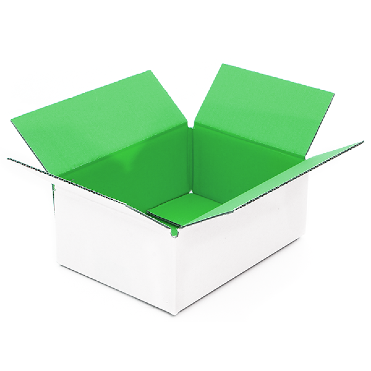 Groene doos binnen
